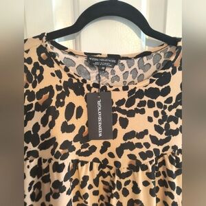 Animal print dress